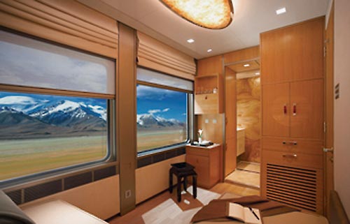 The suite on Tanggula Luxury Train
