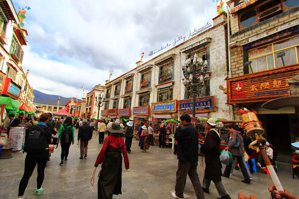 Barkhor Street Barkhor Street