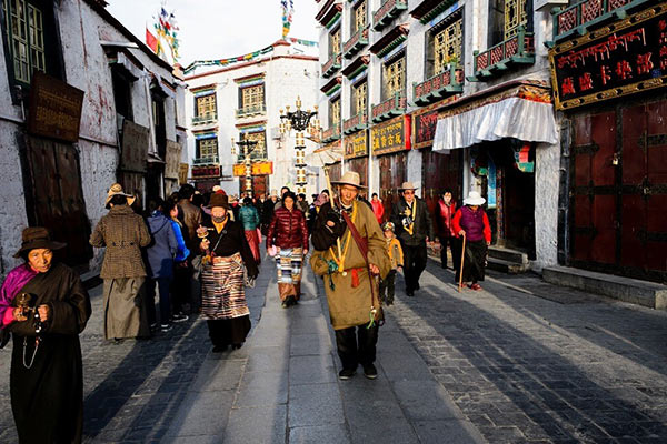 Barkhor Street Barkhor Street