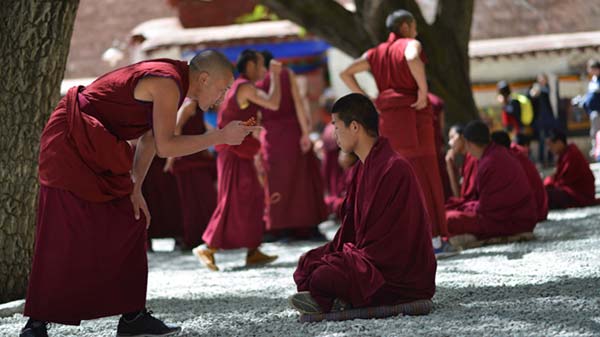 Monks Debate in Sera Monastery