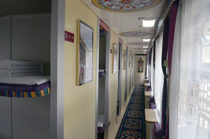Lhasa Shigatse Train Hard Sleeper Cabin