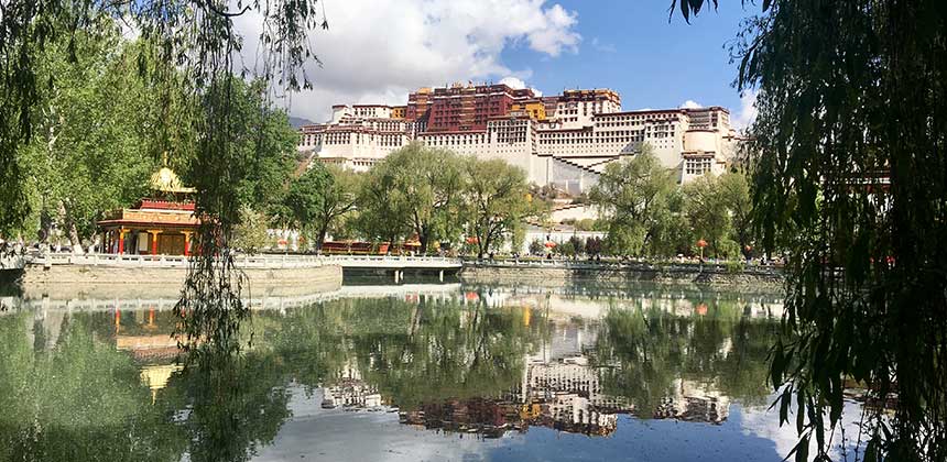 Lhasa City in Spring Lhasa City in Spring