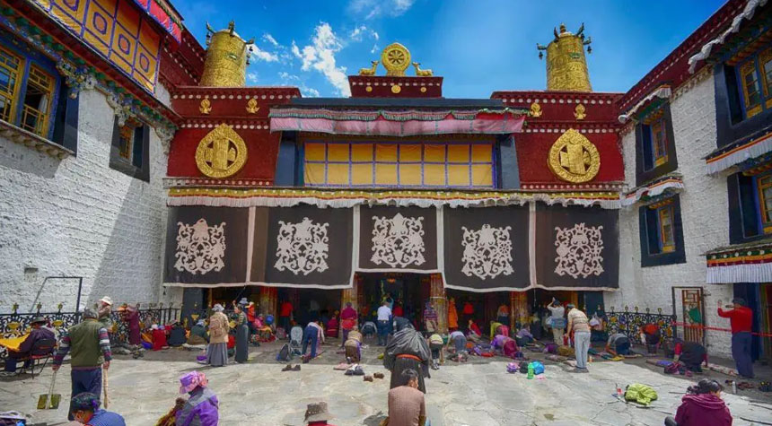 Jokhang Temple in Tibet