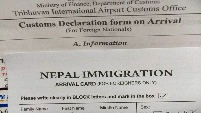 tourist visa application for nepal