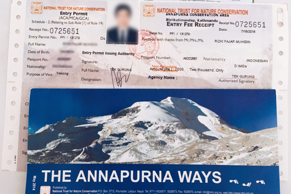 The ACAP entry permit