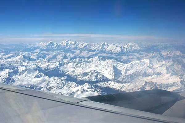 Kathmandu to Lhasa Flight View