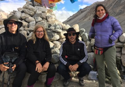 Traveler photo: Hanging Tibetan prayer flags at Everest Base Camp on an early morning. (August 2020)
