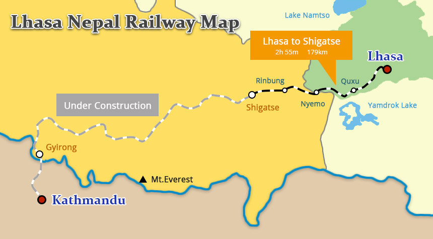 Nepal Railway Map