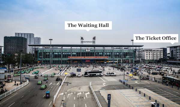 Chengdu Railway Station Layout