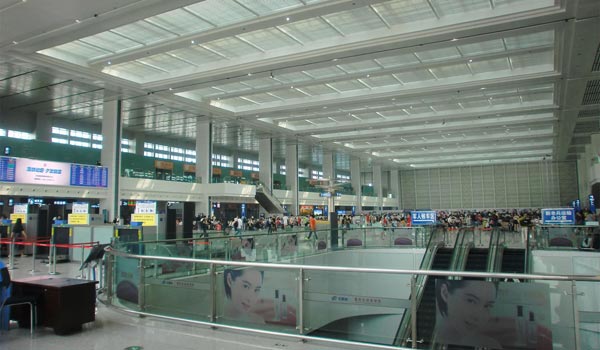 The Waiting Hall Interior of Chongqing North Railway Station