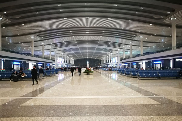 Waiting Hall of Chongqing West Railway Station Waiting Hall of Chongqing West Railway Station
