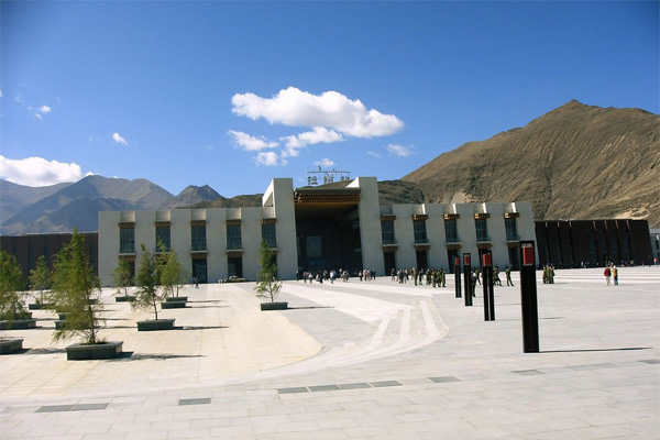 Facade of Lhasa Railway Station Facade of Lhasa Railway Station