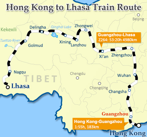 Hongkong Tibet Train Tour Hongkong Lhasa Train Tour