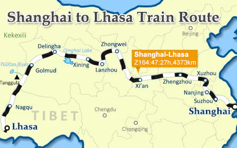 Shanghai Tibet Tours by Train, Travel from Shanghai to Tibet by Train