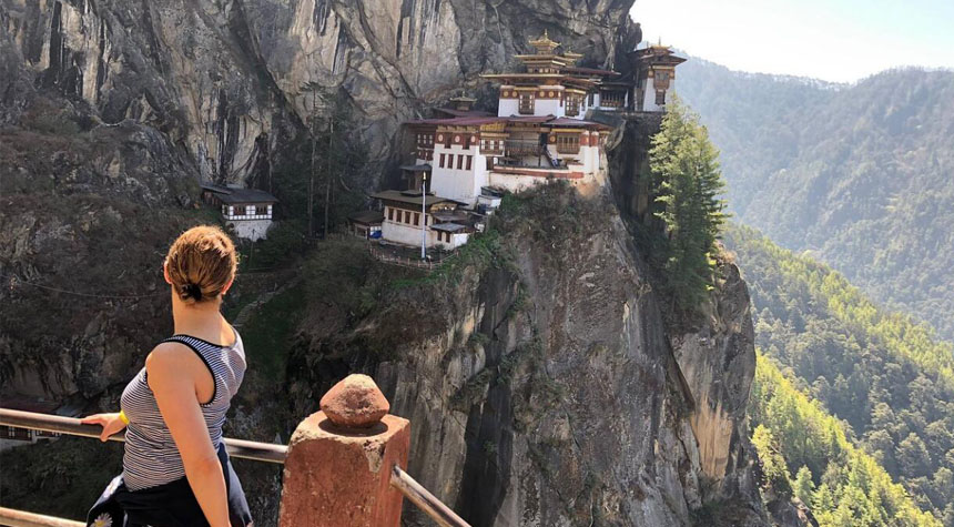 Enjoy a scenic hike to Tiger's Nest Monastery