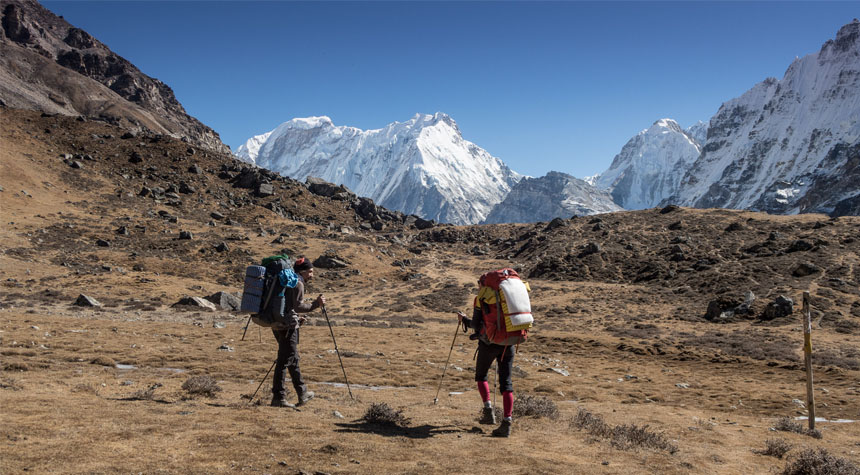 The long trek to EBC in Nepal
