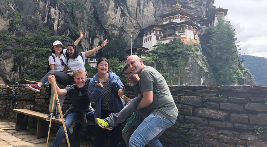 Tiger's Nest trekking in autumn