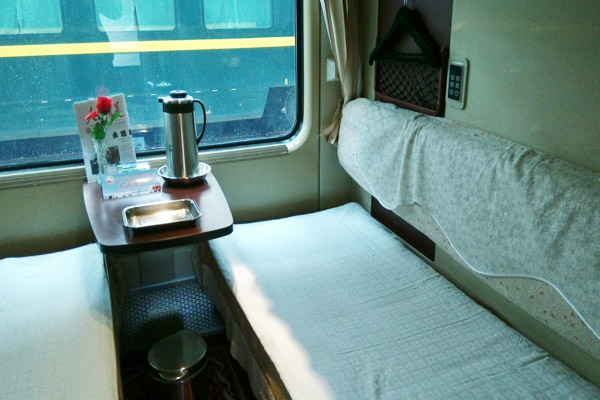  Soft sleeper on Tibet train 