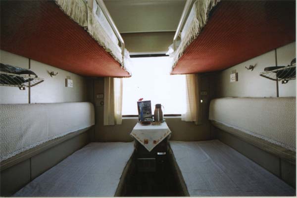 Soft Sleeper Compartment on Tibet Trains