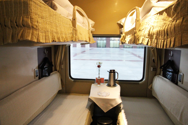 Soft Sleeper Cabin of Tibet Train