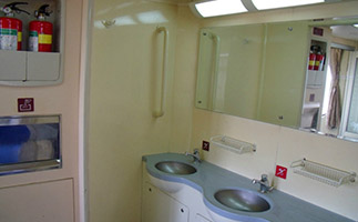  Washing area on Tibet train 