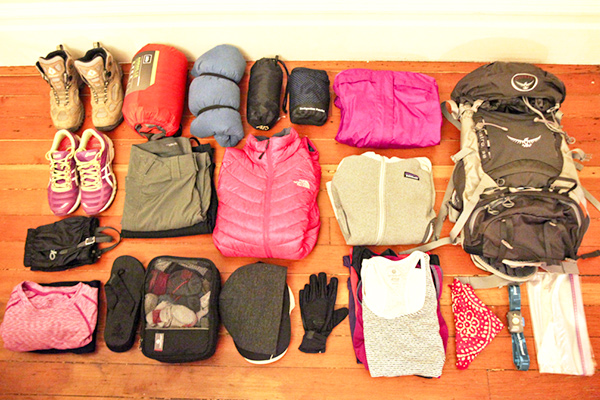 Clothes and shoes for EBC tour