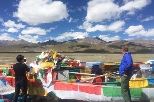 Prayer flags at Mount Kailash
