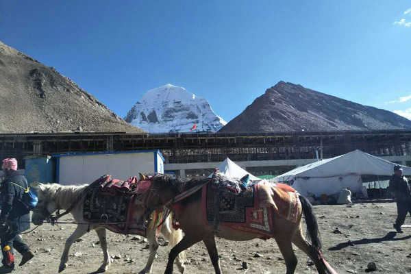 Snowy Kailash Peak