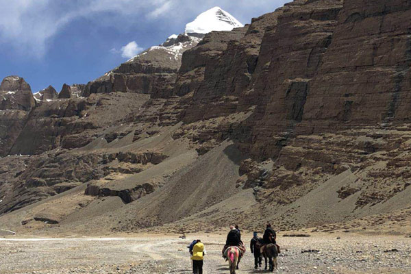 Mount Kailash, the holiest mountain in Tibet