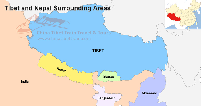  Tibet and Nepal Surrounding Areas 