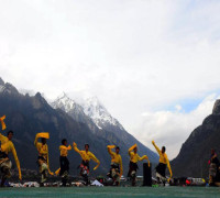 Art Festival on Snow-covered Plateau